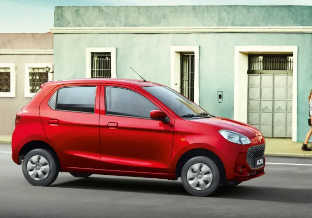 Vista lateral del nuevo Suzuki Alto K10